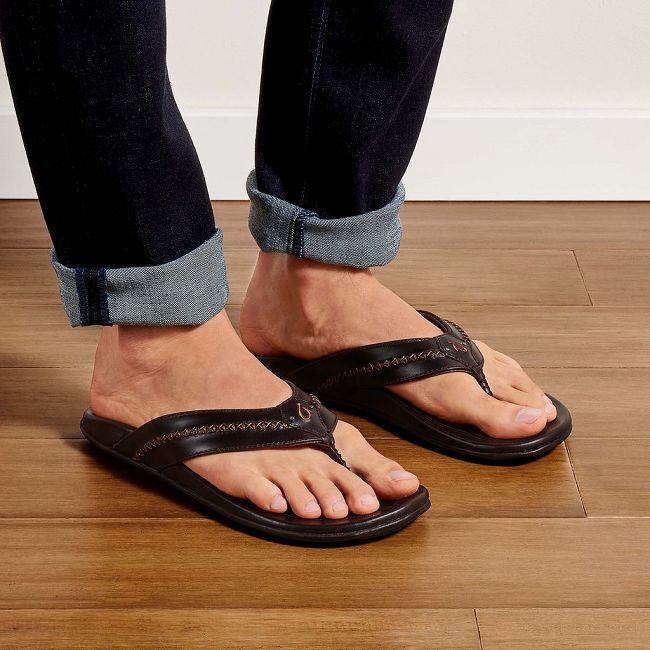 Sandalias Olukai Mea Ola - Chanclas Hombre Cafes 20976-012